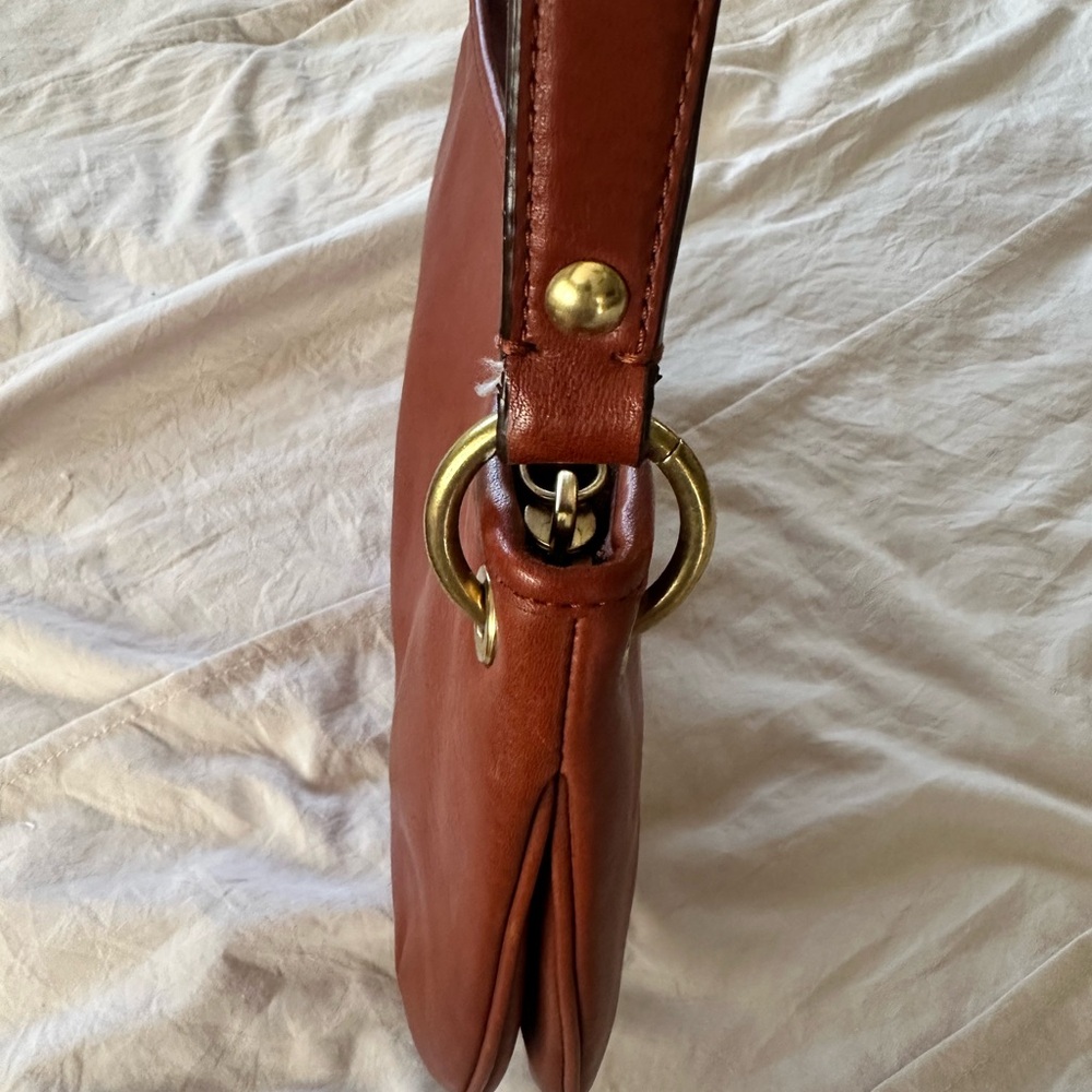 Coach Tan Leather Shoulder Bag - Picture 5 of 10